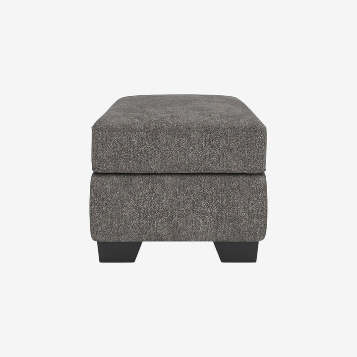 3130514 Olten Accent Ottoman In Fabric Upholstery - Graphite | Benchcraft By Ashley