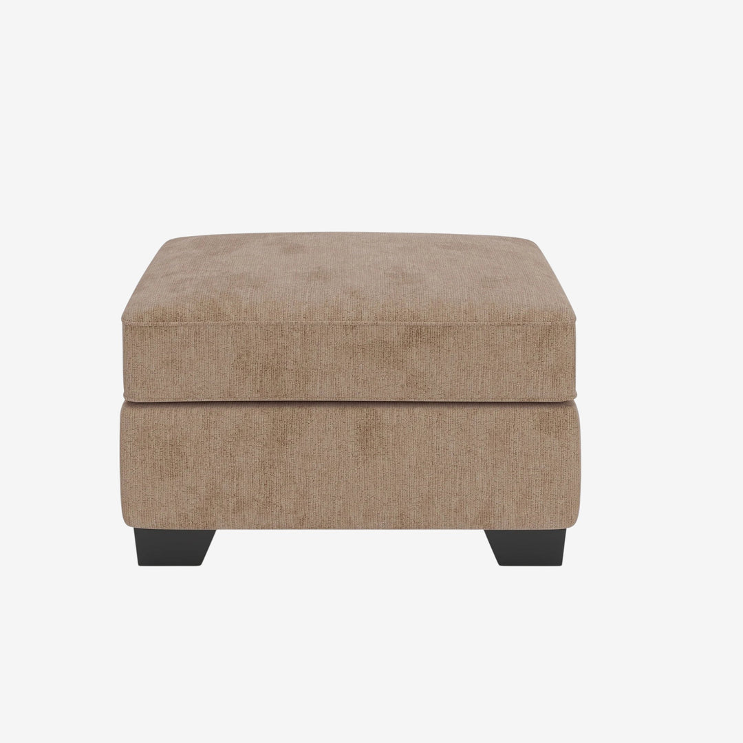 3130414 Olten Accent Ottoman In Fabric Upholstery - Mocha | Benchcraft By Ashley