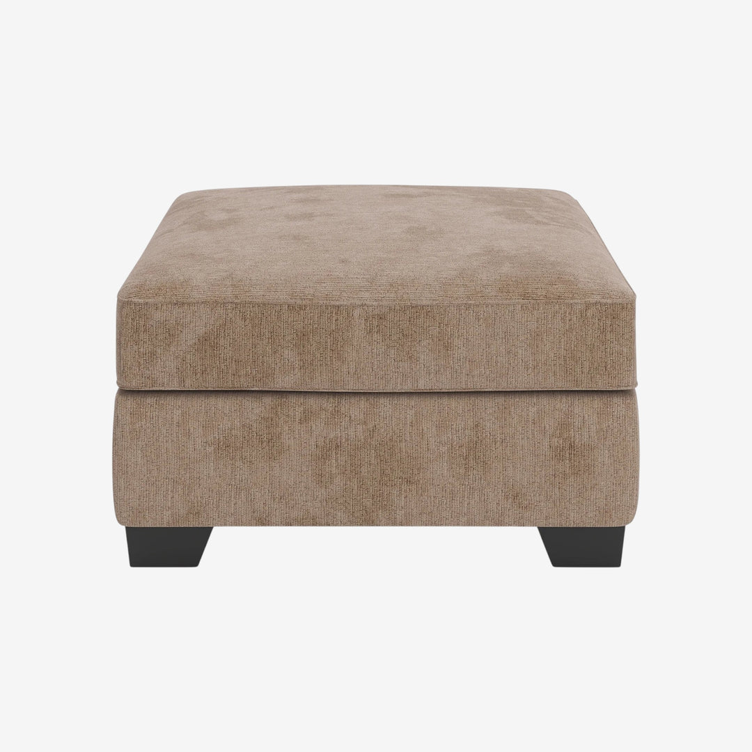 3130408 Olten Oversized Accent Ottoman In Fabric Upholstery - Mocha | Benchcraft By Ashley
