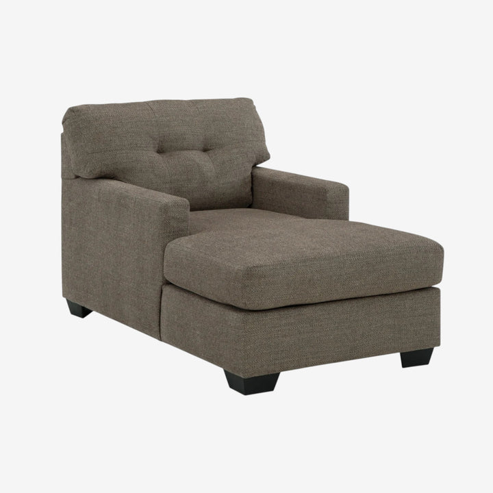 3100515 Mahoney Chaise In Fabric Upholstery - Chocolate | Signature Design By Ashley