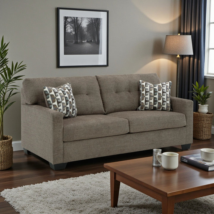 3100538 Mahoney Sofa In Fabric Upholstery - Chocolate | Signature Design By Ashley