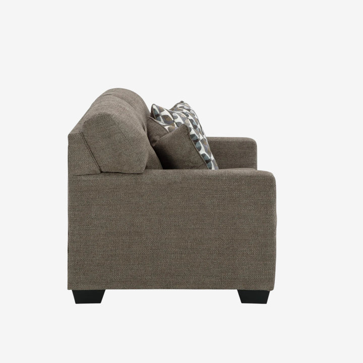 3100535 Mahoney Loveseat In Fabric Upholstery - Chocolate  | Signature Design By Ashley
