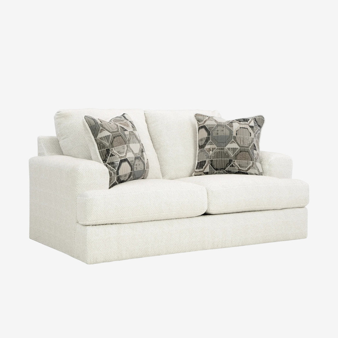 3140335 Karinne Loveseat in Fabric Upholstery - Linen | Signature Design By Ashley