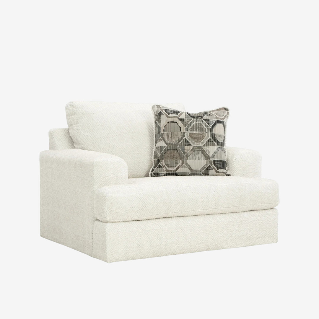 3140323 Karinne Oversized Armchair in Fabric Upholstery - Linen | Signature Design By Ashley