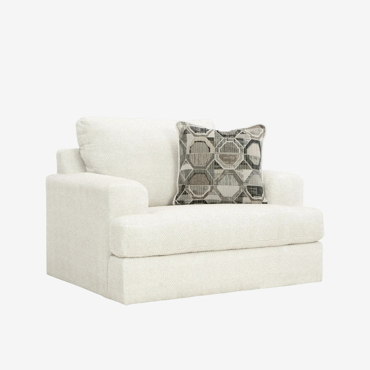 3140323 Karinne Oversized Armchair in Fabric Upholstery - Linen | Signature Design By Ashley