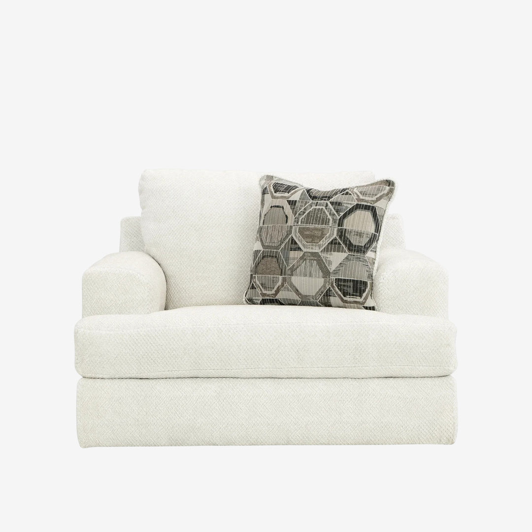 3140323 Karinne Oversized Armchair in Fabric Upholstery - Linen | Signature Design By Ashley