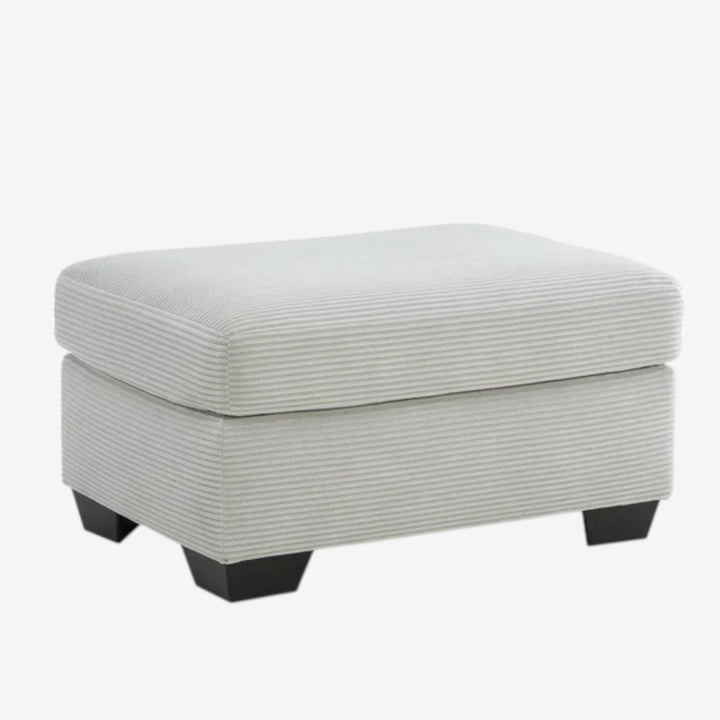 3200514 Greenbriar Accent Ottoman In Fabric Upholstery - Smoke | Signature Design By Ashley