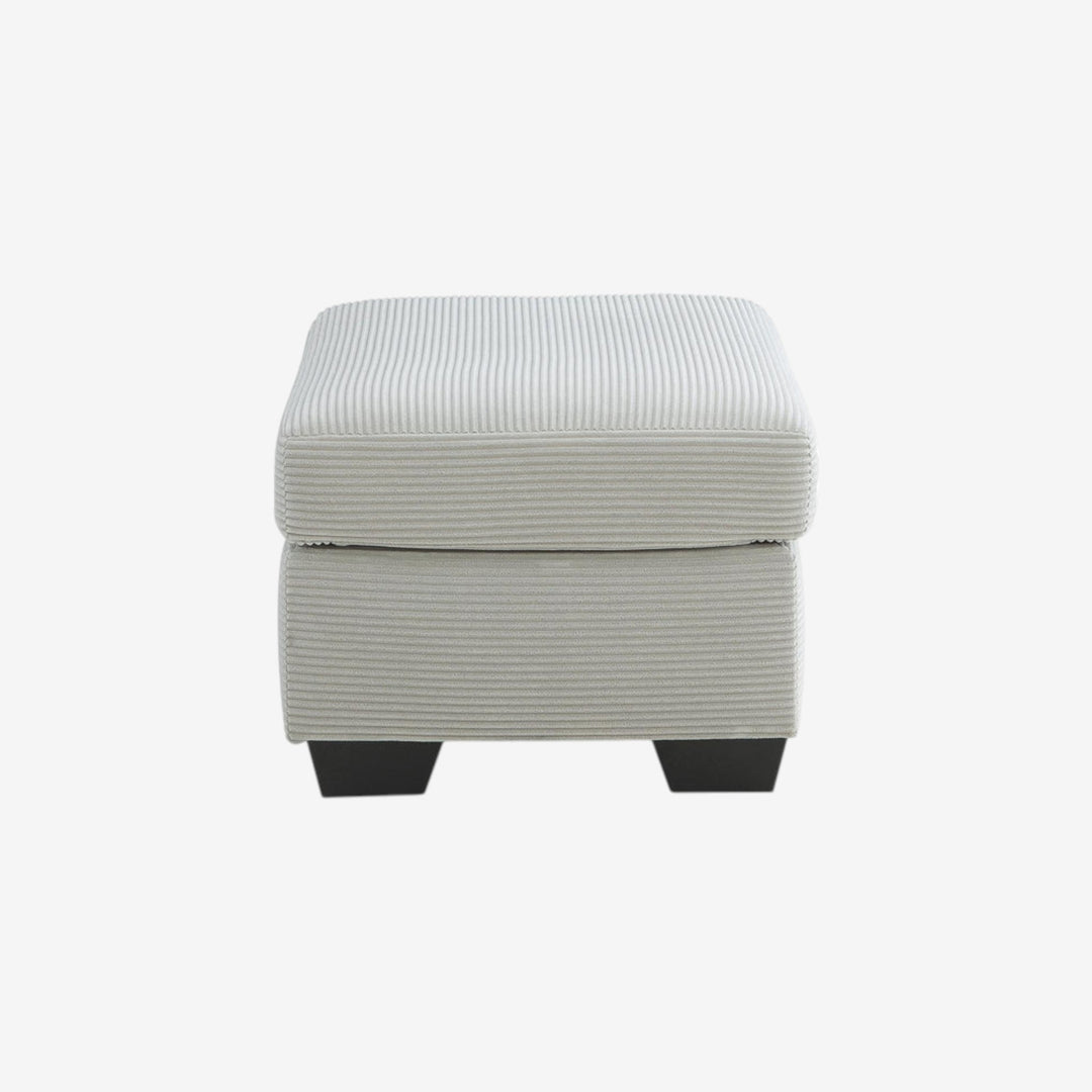 3200514 Greenbriar Accent Ottoman In Fabric Upholstery - Smoke | Signature Design By Ashley