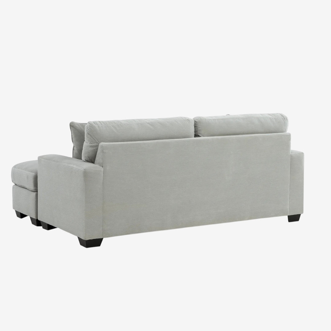 3200518 Greenbriar Sofa Chaise In Fabric Upholstery - Smoke | Signature Design By Ashley