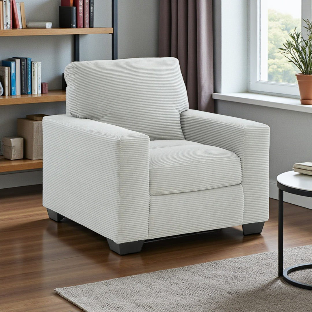 3200520 Greenbriar Armchair In Fabric Upholstery - Smoke | Signature Design By Ashley