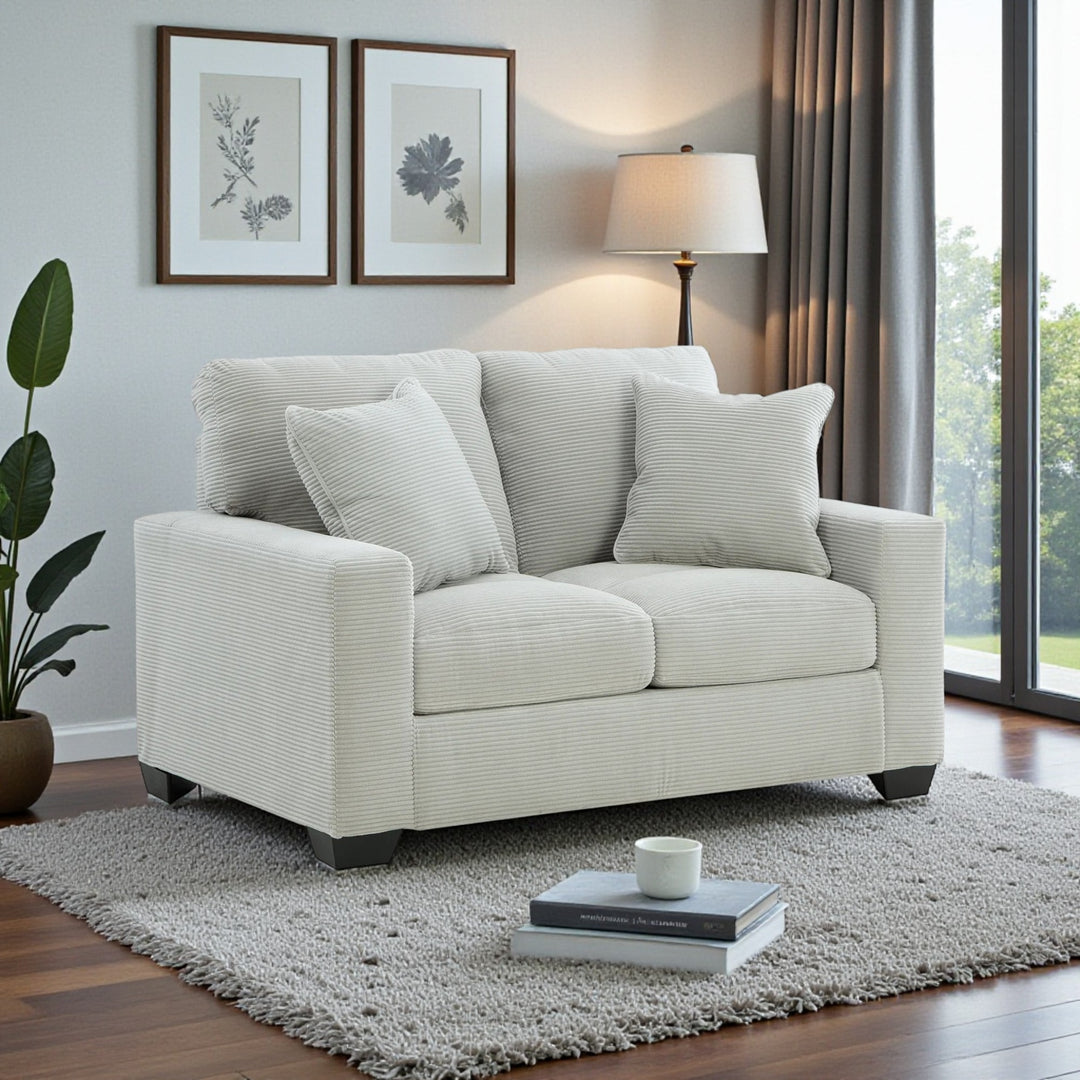 PC3200535 Greenbriar Loveseat In Fabric Upholstery - Smoke | Signature Design By Ashley
