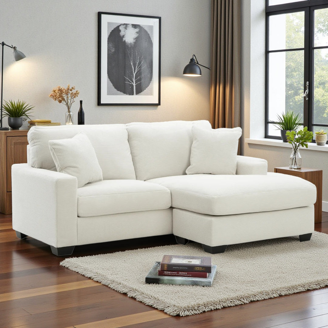 3200618 Greenbriar Sofa Chaise In Fabric Upholstery - Ivory | Signature Design By Ashley