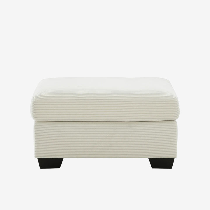 3200614 Greenbriar Accent Ottoman In Fabric Upholstery - Ivory | Signature Design By Ashley