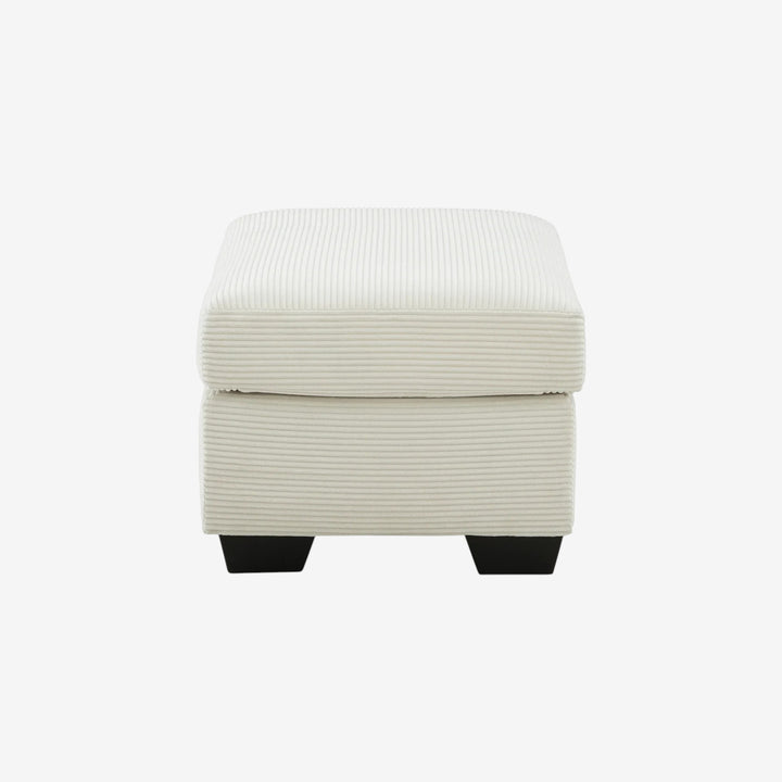 3200614 Greenbriar Accent Ottoman In Fabric Upholstery - Ivory | Signature Design By Ashley