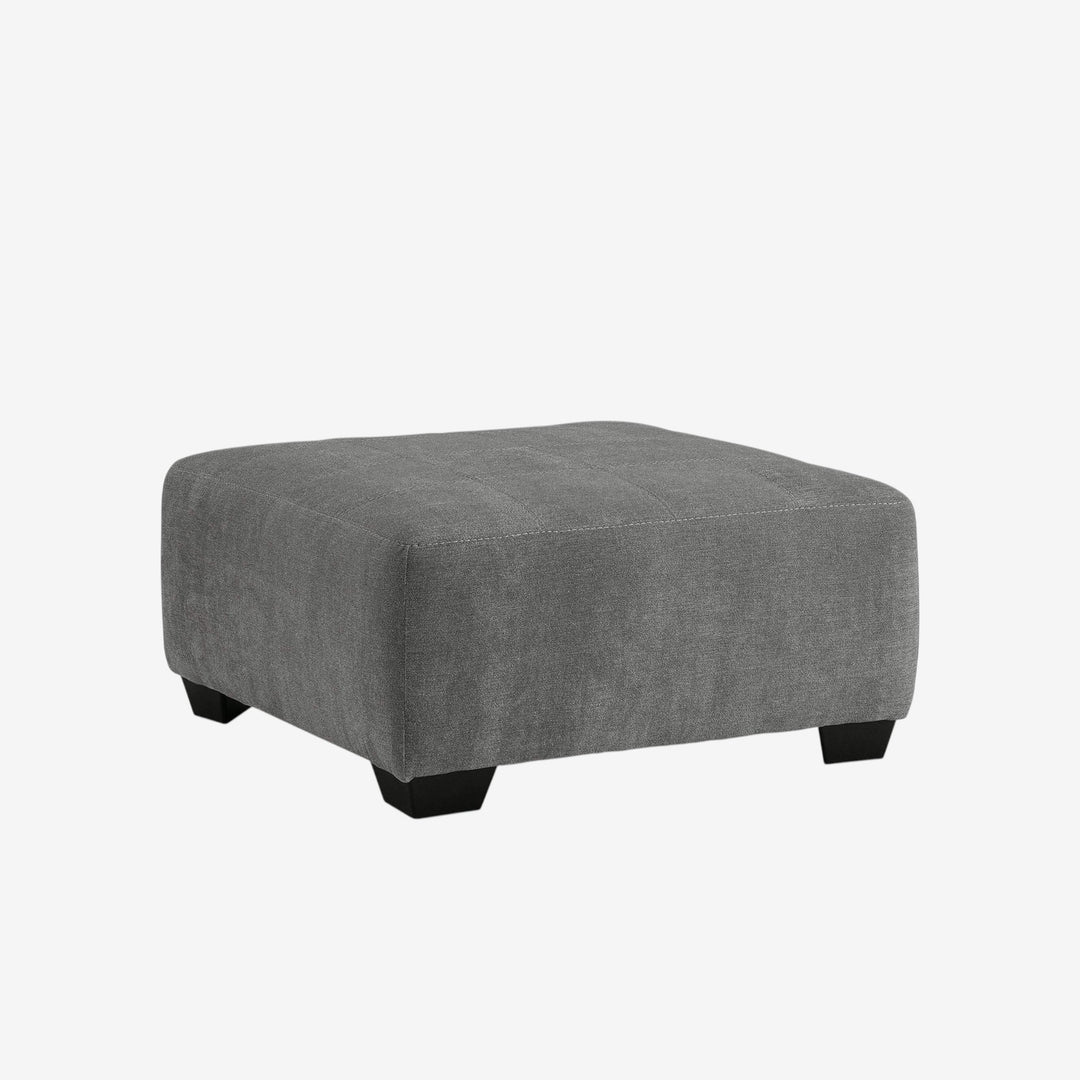 3240208 Birkdale Court Oversized Accent Ottoman In Fabric Upholstery - Grey | Benchcraft By Ashley