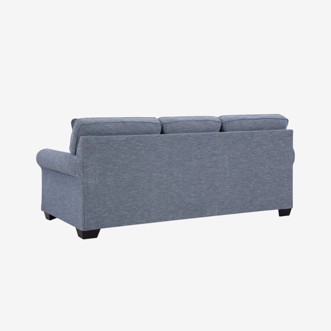 3260438 Carissa Manor Sofa In Fabric Upholstery - Denim | Benchcraft By Ashley