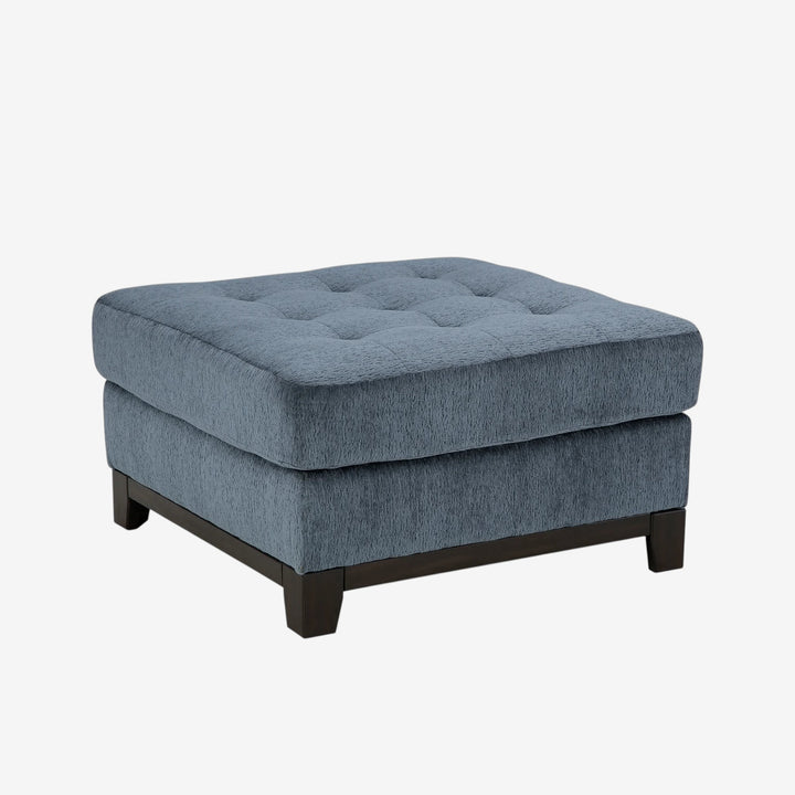 3300308 Maxon Place Oversized Accent Ottoman In Fabric Upholstery - Navy | Benchcraft By Ashley