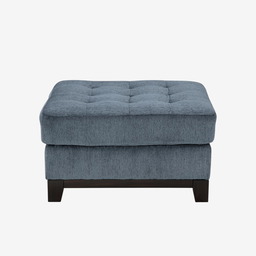 3300308 Maxon Place Oversized Accent Ottoman In Fabric Upholstery - Navy | Benchcraft By Ashley