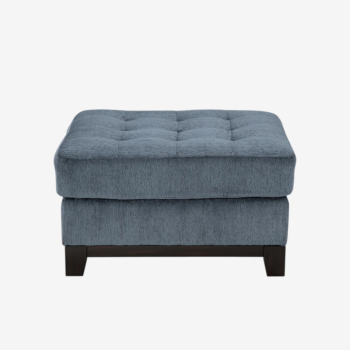 3300308 Maxon Place Oversized Accent Ottoman In Fabric Upholstery - Navy | Benchcraft By Ashley