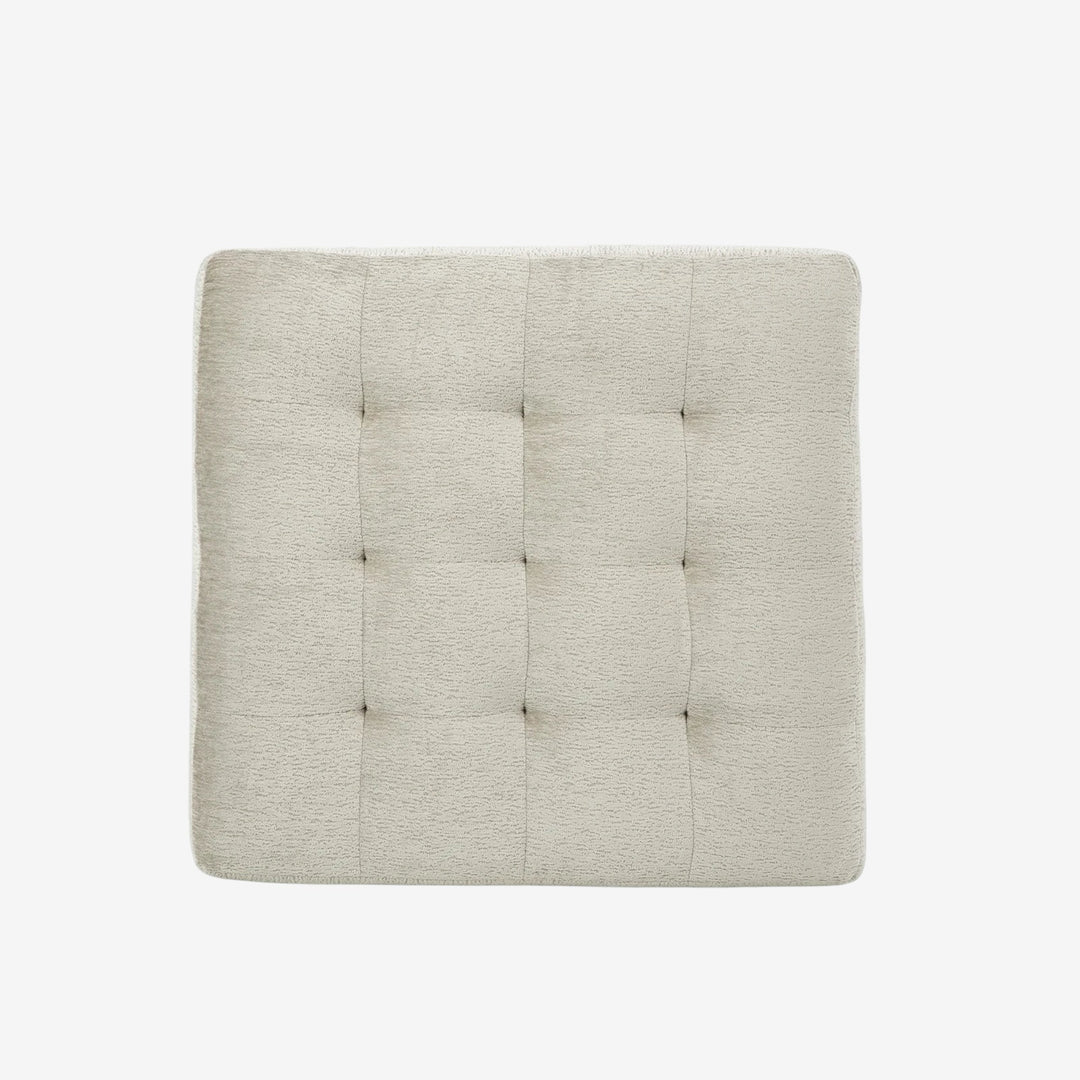 3300408 Maxon Place Oversized Accent Ottoman In Fabric Upholstery - Stone | Benchcraft By Ashley
