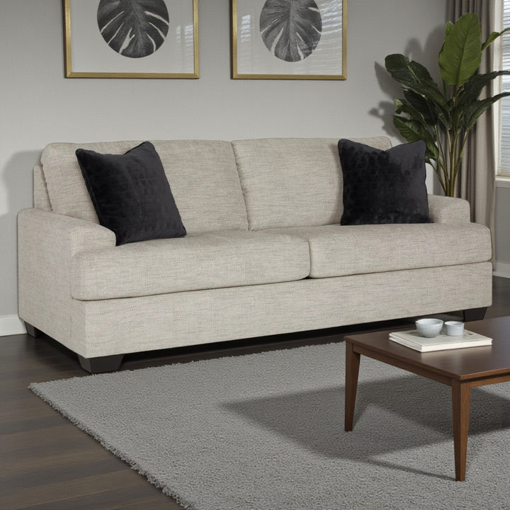 3310438 Vayda Stationary Sofa In Fabric Upholstery - Pebble | Signature Design By Ashley