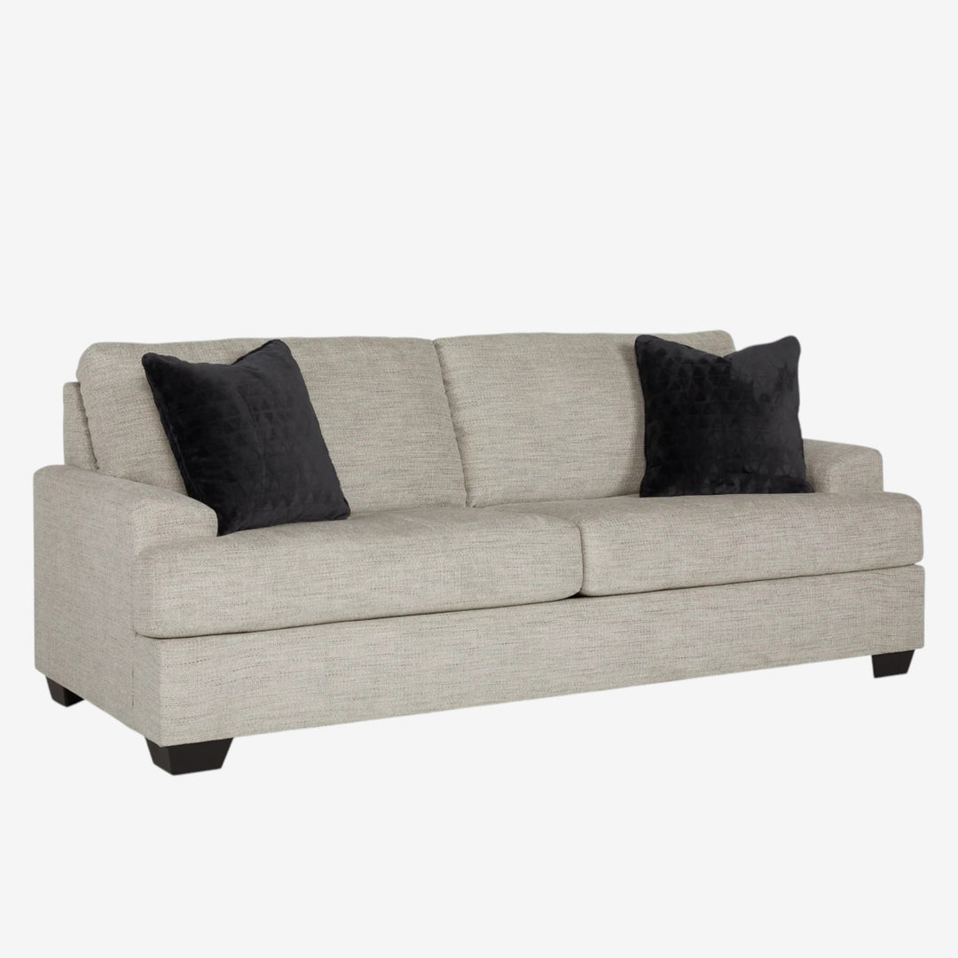 3310438 Vayda Stationary Sofa In Fabric Upholstery - Pebble | Signature Design By Ashley