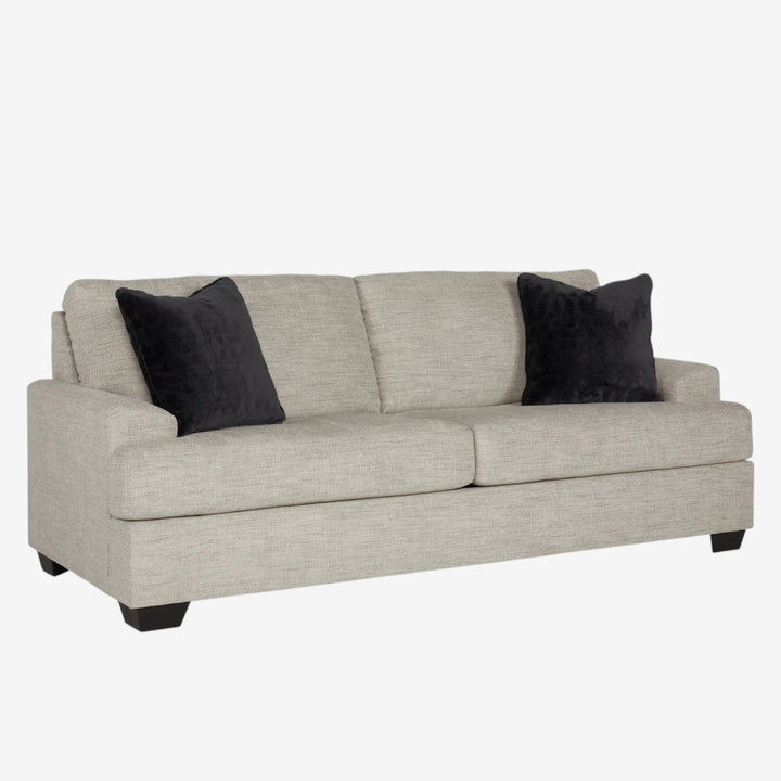 3310438 Vayda Stationary Sofa In Fabric Upholstery - Pebble | Signature Design By Ashley