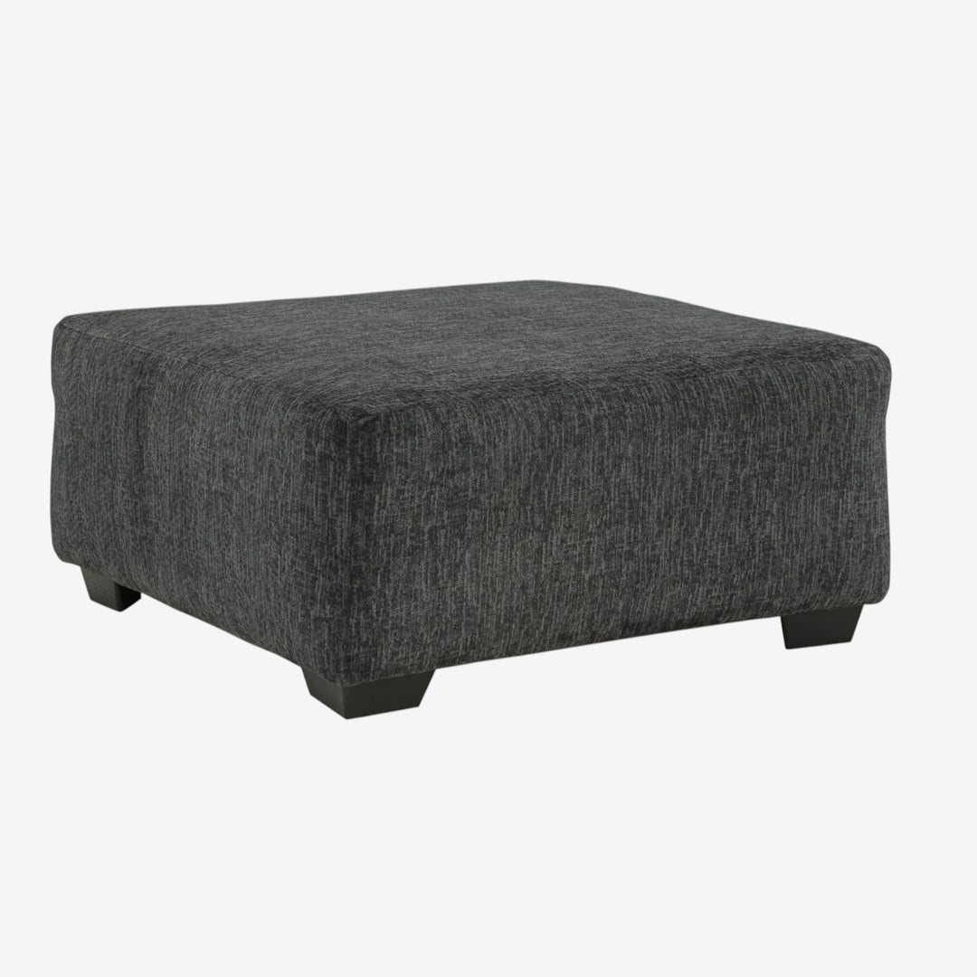 3550408 Biddeford Oversized Accent Ottoman In Fabric Upholstery - Shadow | Signature Design By Ashley