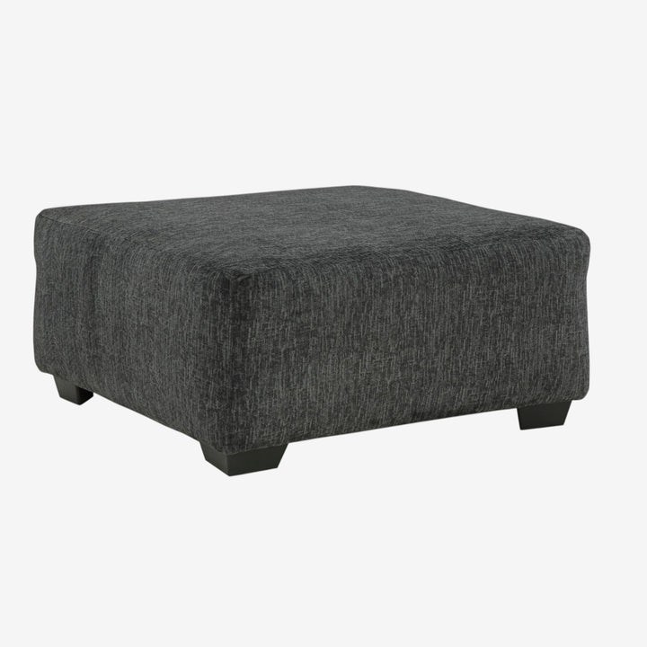 3550408 Biddeford Oversized Accent Ottoman In Fabric Upholstery - Shadow | Signature Design By Ashley