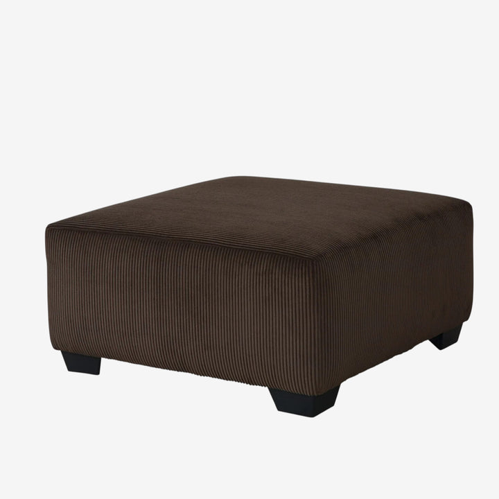 3560308 Kimlee Oversized Accent Ottoman In Fabric Upholstery - Chocolate | Signature Design By Ashley