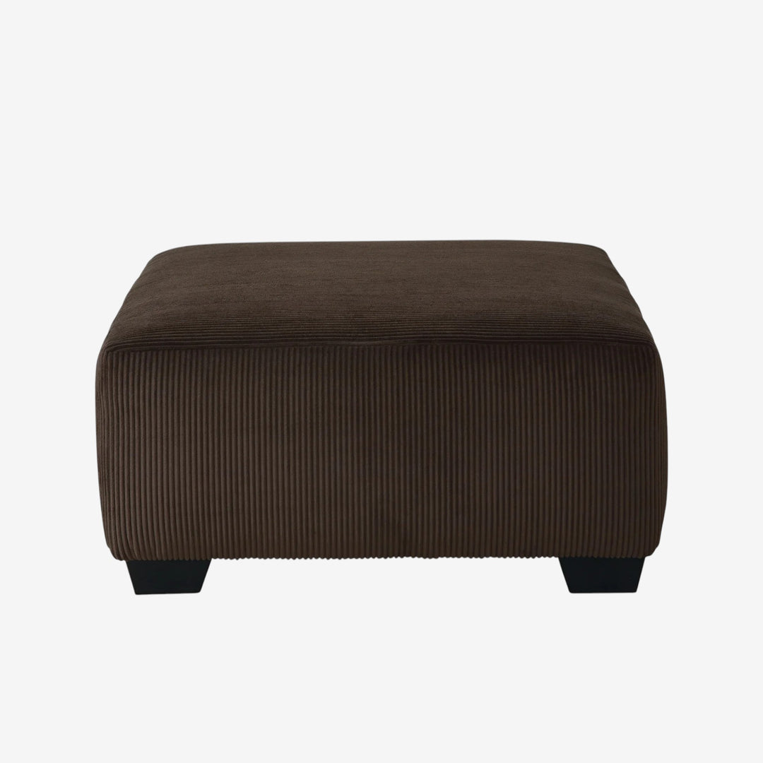 3560308 Kimlee Oversized Accent Ottoman In Fabric Upholstery - Chocolate | Signature Design By Ashley