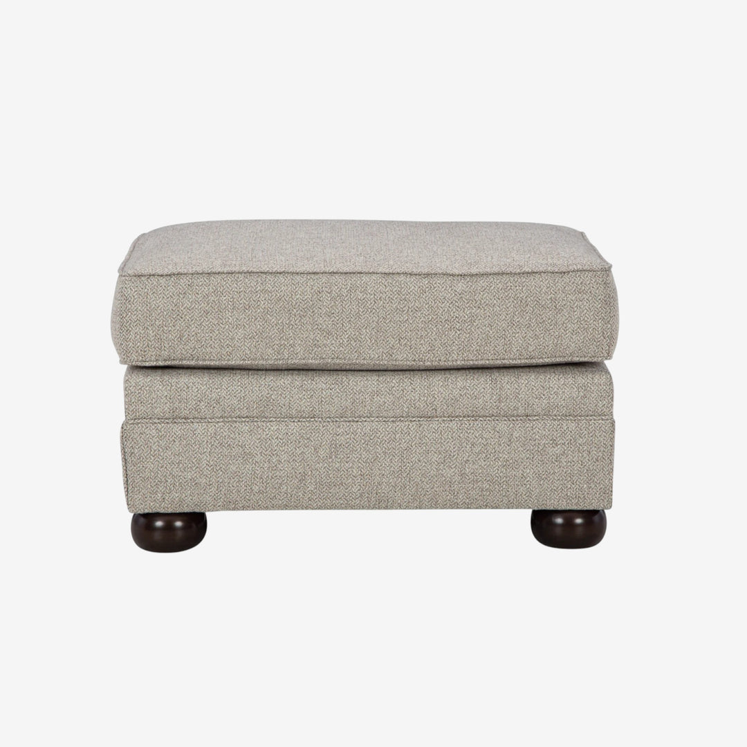 3730714 Gaelon Accent Ottoman In Fabric Upholstery - Dune | Signature Design By Ashley
