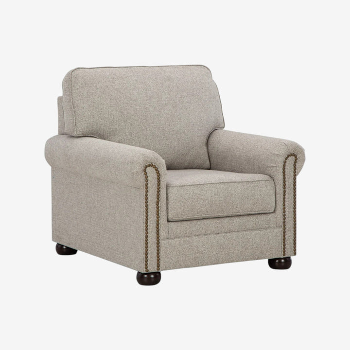 3730720 Gaelon Armchair In Fabric Upholstery - Dune | Signature Design By Ashley