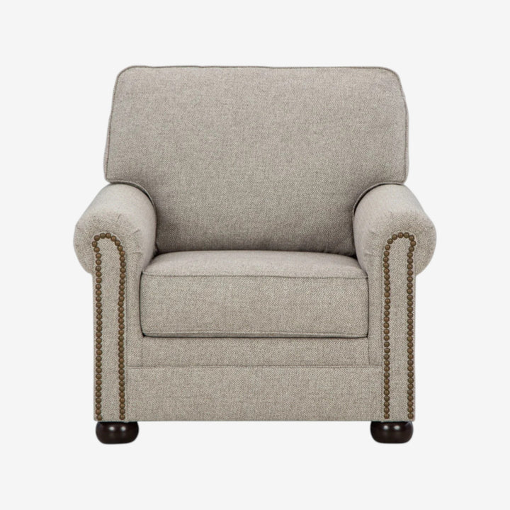 3730720 Gaelon Armchair In Fabric Upholstery - Dune | Signature Design By Ashley