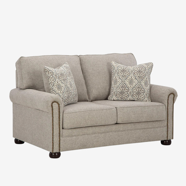 3730735 Gaelon Loveseat In Fabric Upholstery - Dune | Signature Design By Ashley