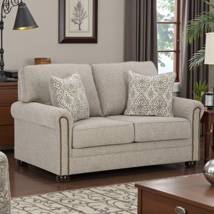 3730735 Gaelon Loveseat In Fabric Upholstery - Dune | Signature Design By Ashley