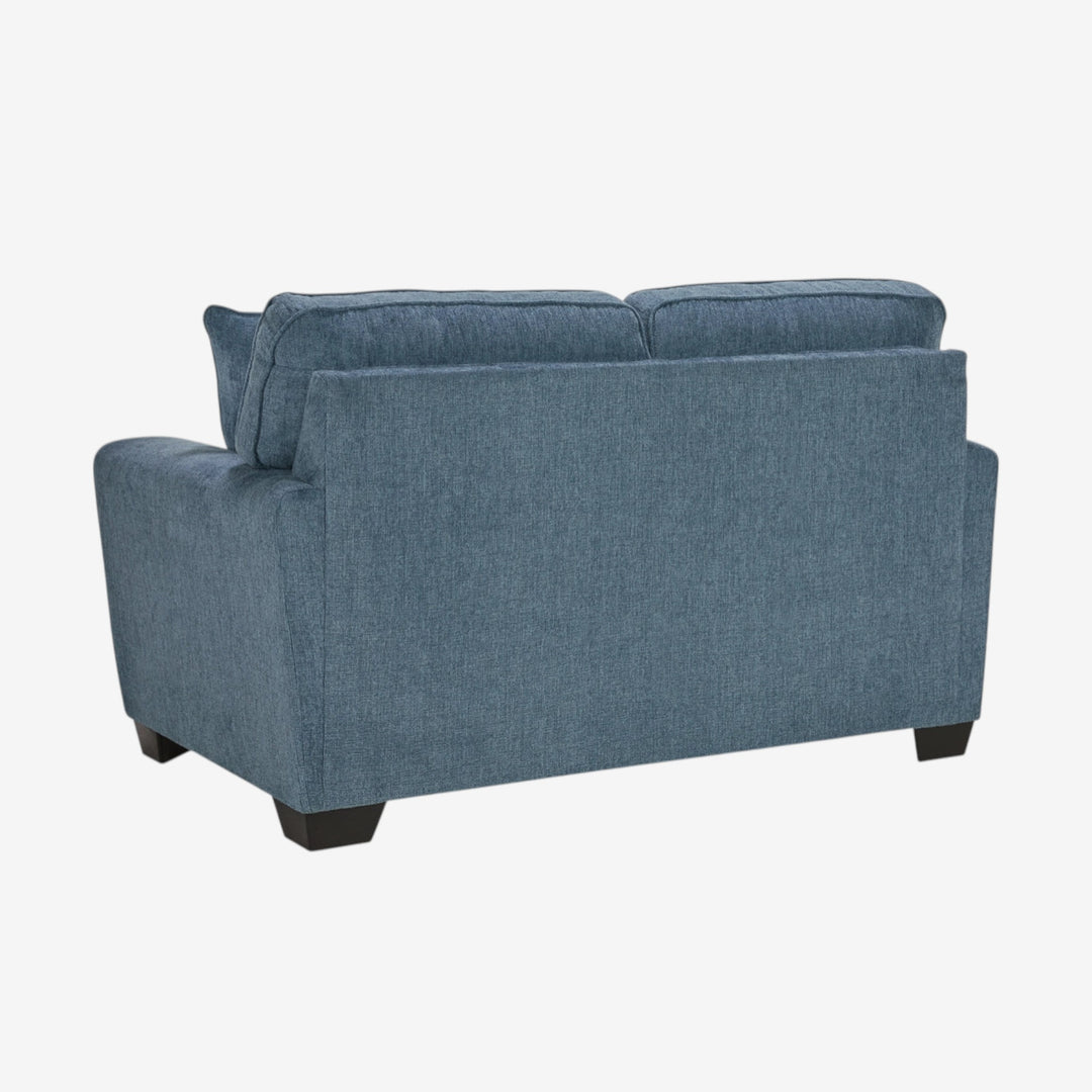 4060535 Cashton Loveseat In Fabric Upholstery - Blue | Signature Design By Ashley