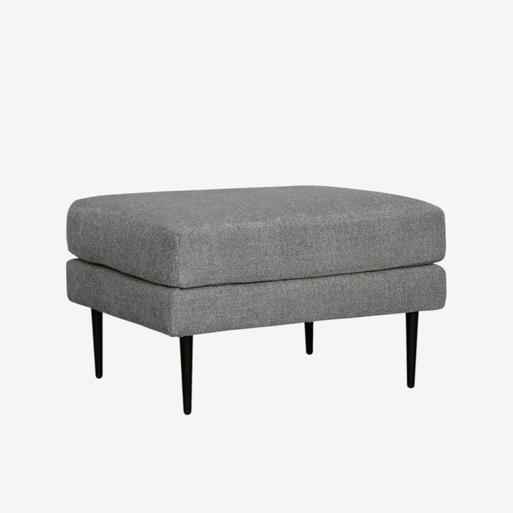 4110214 Hazela Accent Ottoman In Fabric Upholstery - Charcoal | Signature Design By Ashley
