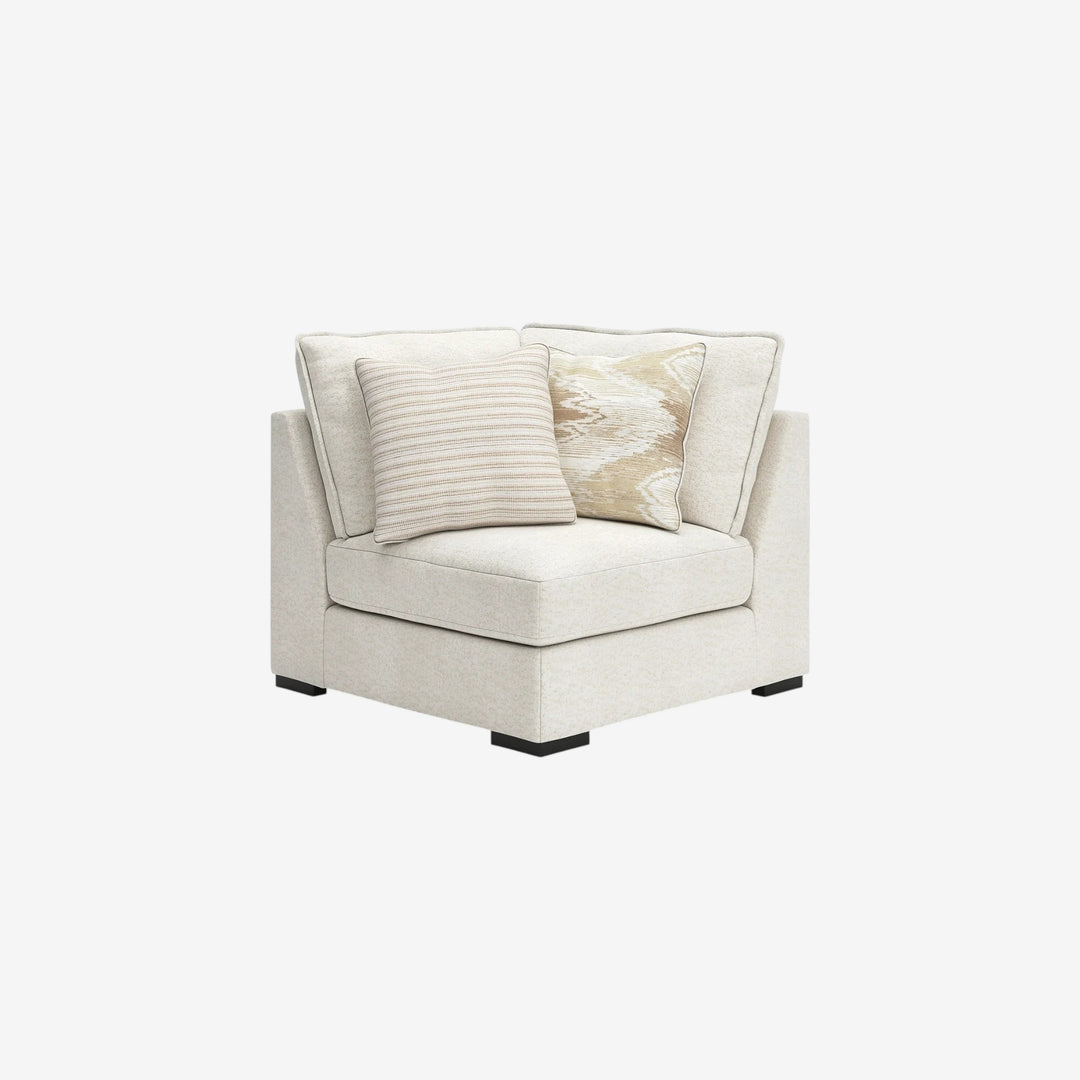 48002S2 Donelson Creek 4-Piece Modular Sofa In Fabric Upholstery - Vanilla | Benchcraft By Ashley