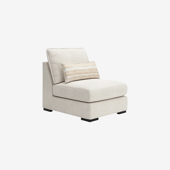 48002S2 Donelson Creek 4-Piece Modular Sofa In Fabric Upholstery - Vanilla | Benchcraft By Ashley