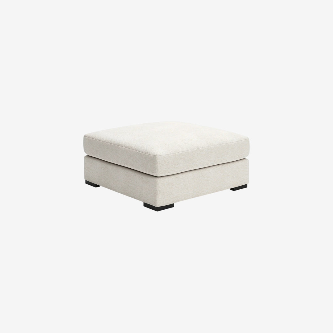 48002U1 Donelson Creek 4-Piece Fabric Sectional Sofa With Ottoman - Vanilla | Benchcraft By Ashley