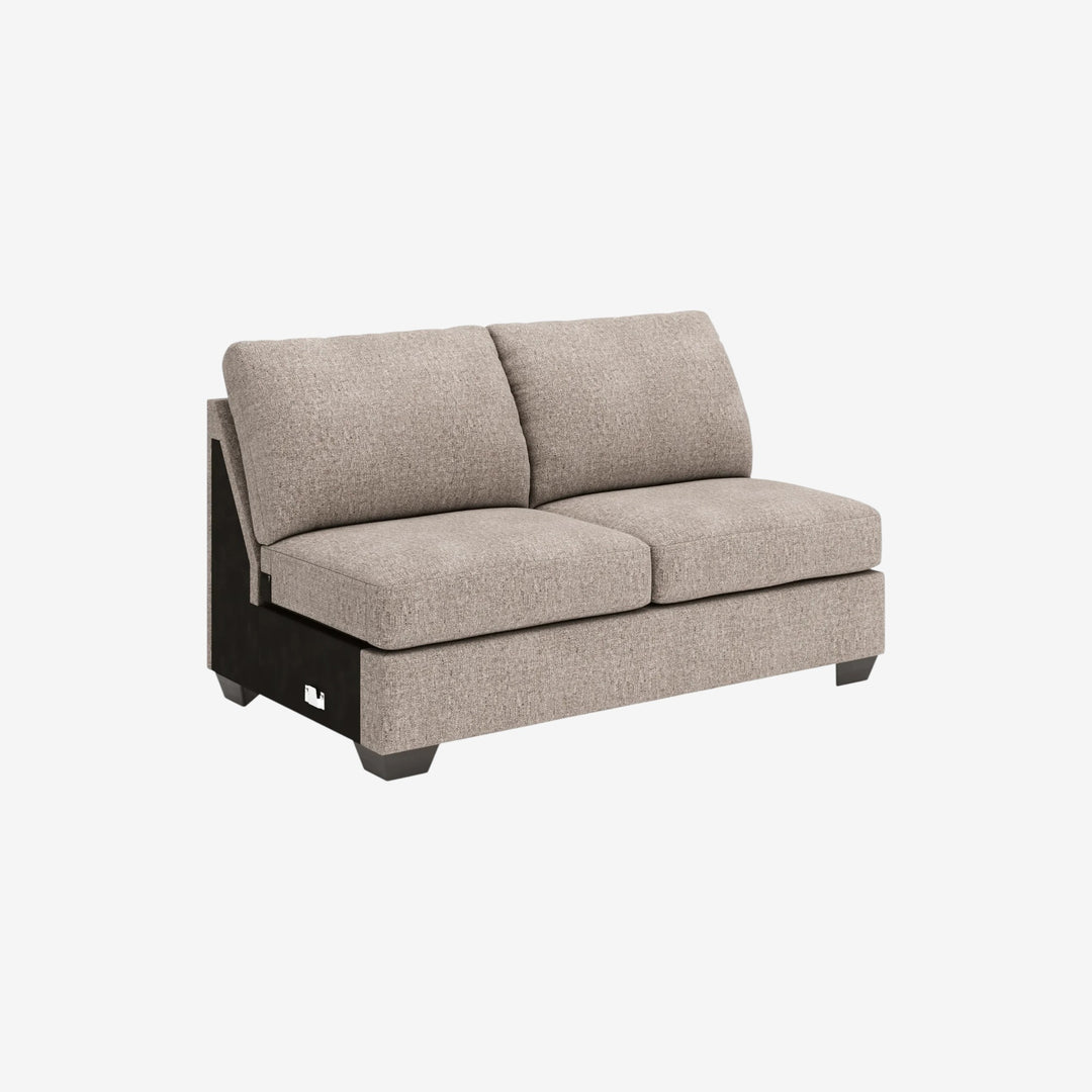 Newellen 3-Piece Sectional Sofa In Fabric Upholstery - Hemp | Signature Design By Ashley