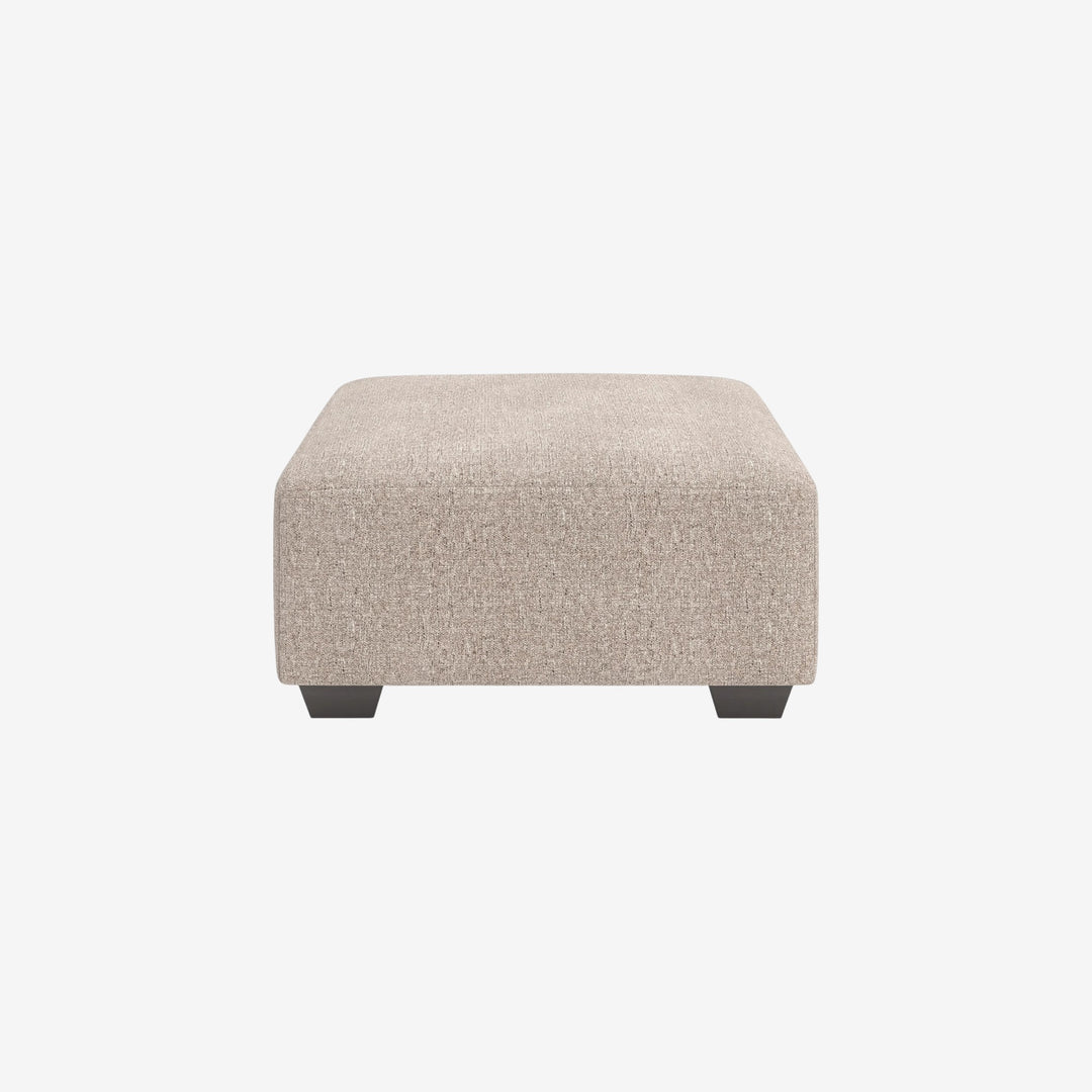 4840408 Newellen Oversized Accent Ottoman In Fabric Upholstery - Hemp | Benchcraft By Ashley
