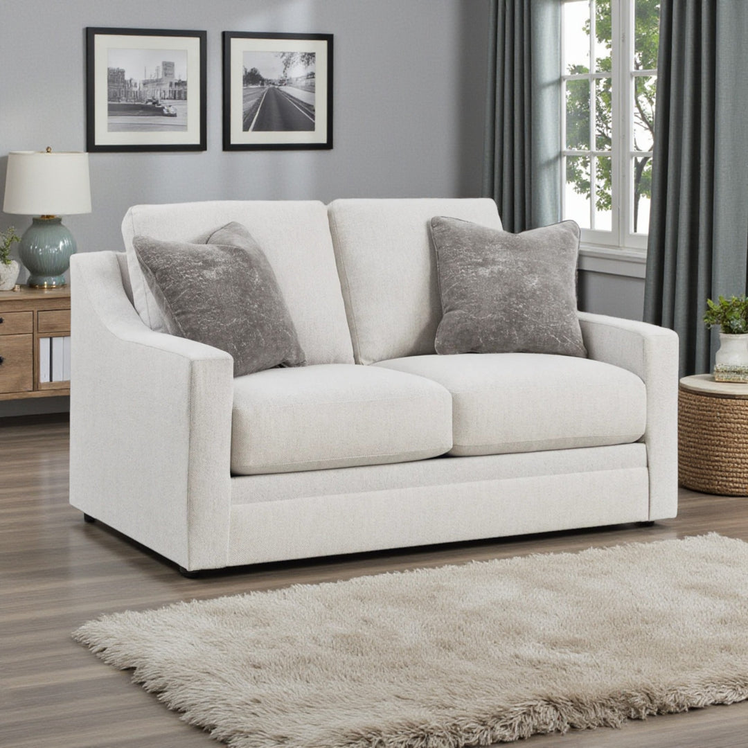4820235 Maitelynn Loveseat In Fabric Upholstery - Chalk | Signature Design By Ashley