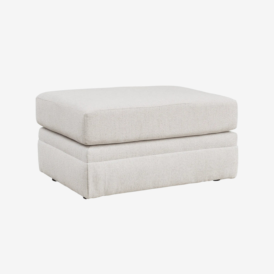 4820214 Maitelynn Accent Ottoman In Fabric Upholstery - Chalk | Signature Design By Ashley