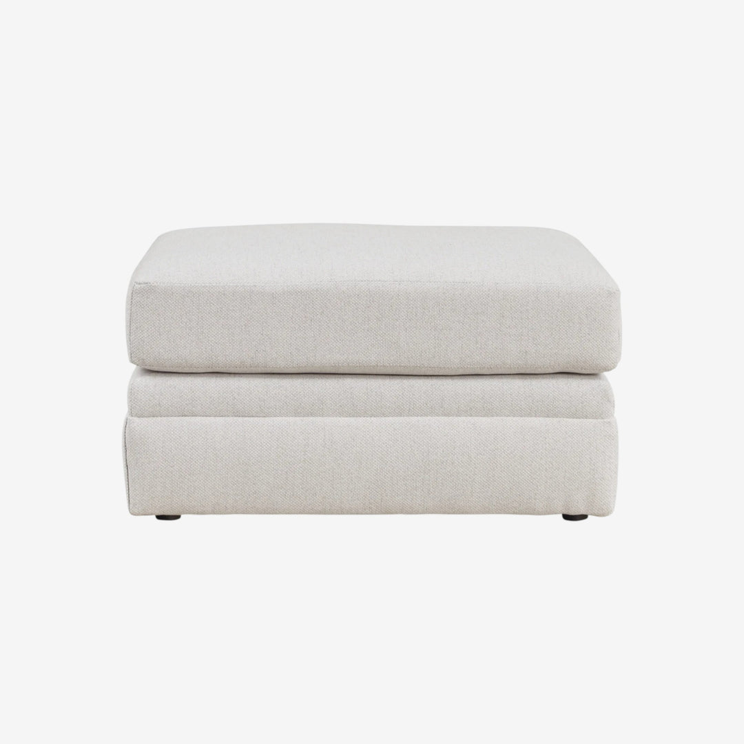 4820214 Maitelynn Accent Ottoman In Fabric Upholstery - Chalk | Signature Design By Ashley