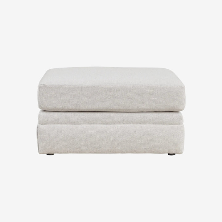 4820214 Maitelynn Accent Ottoman In Fabric Upholstery - Chalk | Signature Design By Ashley