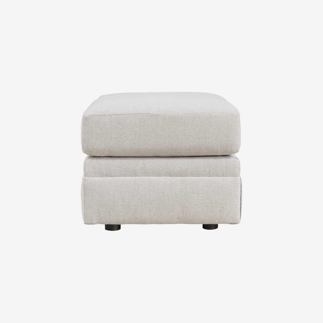 4820214 Maitelynn Accent Ottoman In Fabric Upholstery - Chalk | Signature Design By Ashley