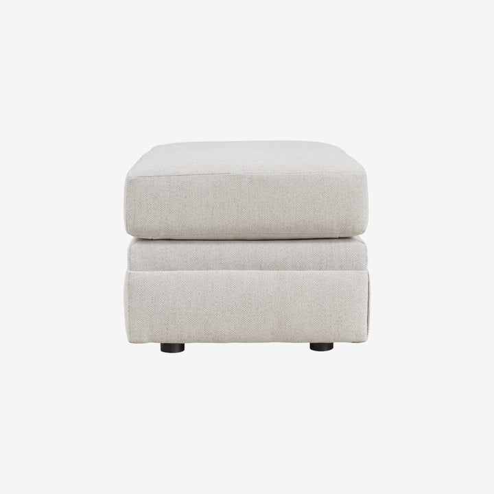 4820214 Maitelynn Accent Ottoman In Fabric Upholstery - Chalk | Signature Design By Ashley