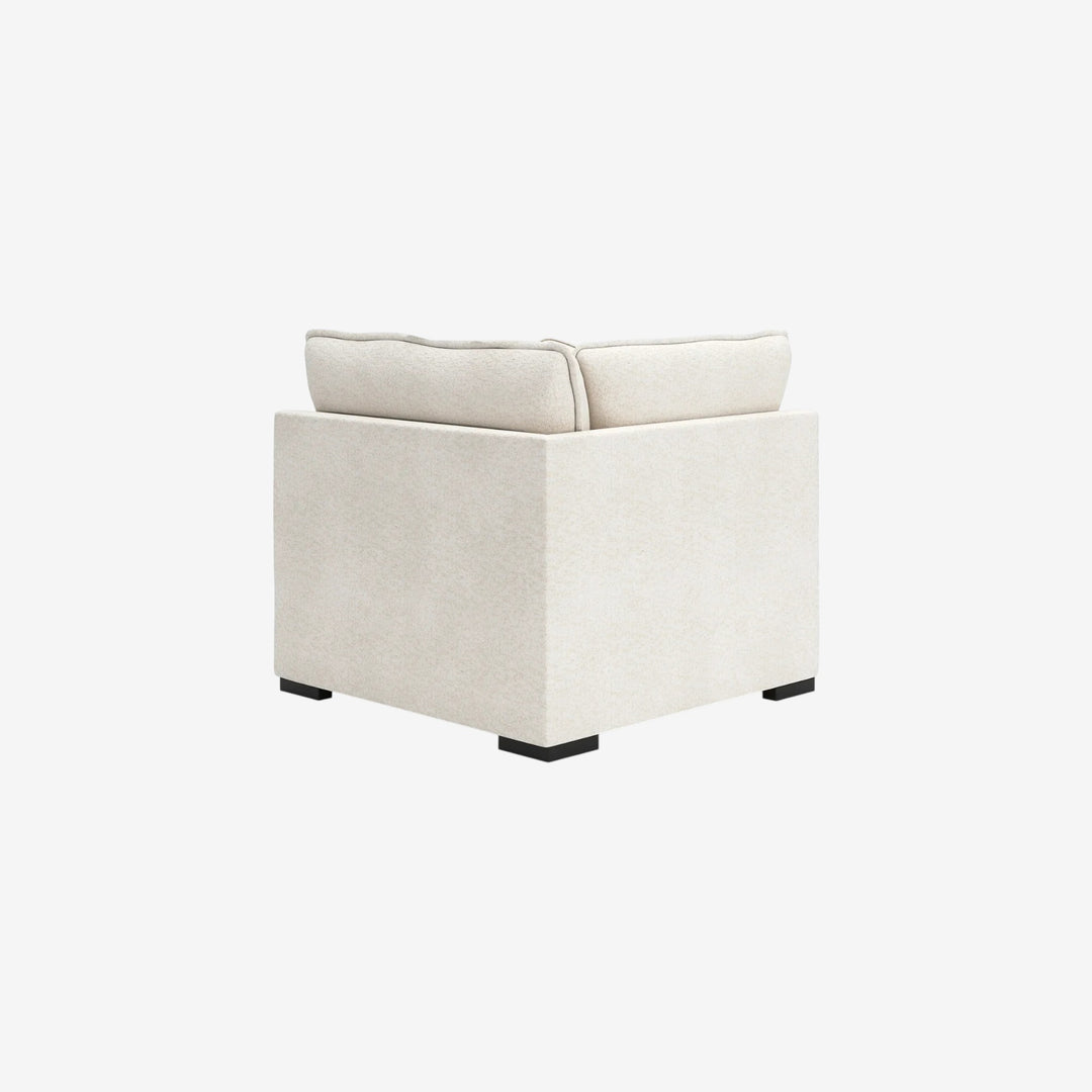 48002U2 Donelson Creek 6-Piece Fabric Sectional Sofa With Dual Ottoman - Vanilla | Benchcraft By Ashley